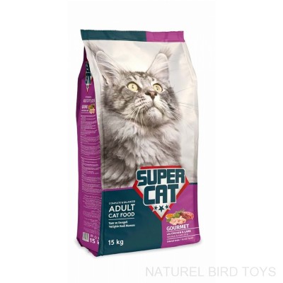 Süper cat gurme yetişkin kedi maması 15 kg